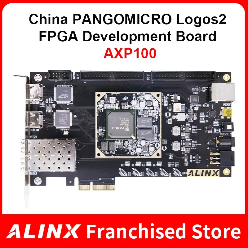 ALINX AXP100 :PANGOMICRO Logos2 PG2L100H FPGA PCIe SFP FPGA Board