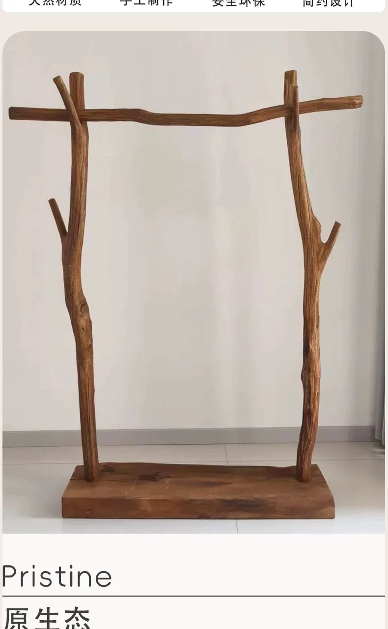 Wood Boutique Clothes Racks Drying Display Stylish Japandi Design Clothes Rack Hotel Modern Colgadores De Ropa Room Furniture