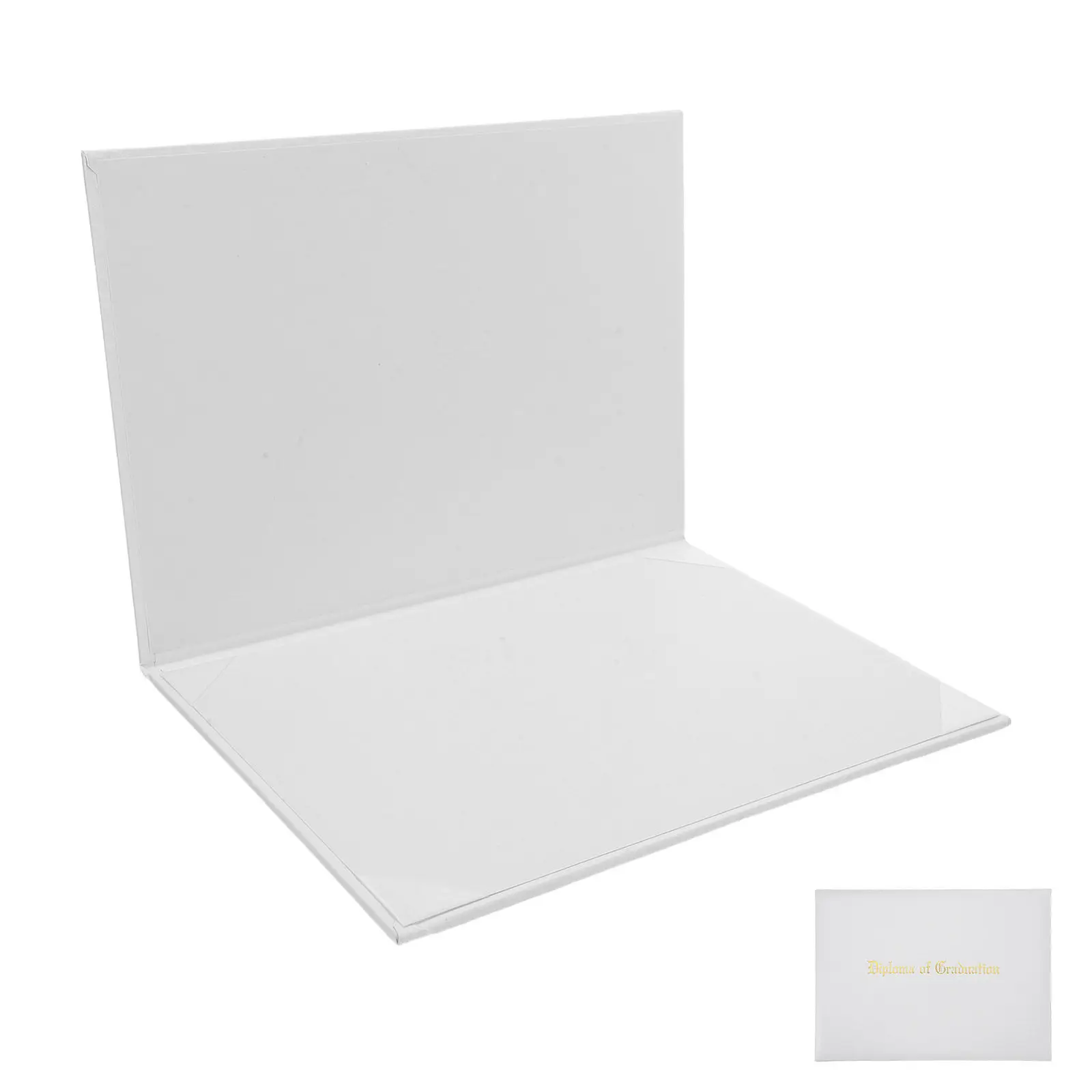 Graduation Diploma Cover A4 Leatherette Padded Certificate Folder Document Holder Award Certificate Storage Graduation Portfolio