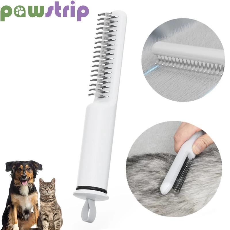 

Pet Open Knot Comb Stainless Steel Double Sided Cat Dog Grooming Massage Combs Portable Pet Hair Remover Brush Pet Supplies