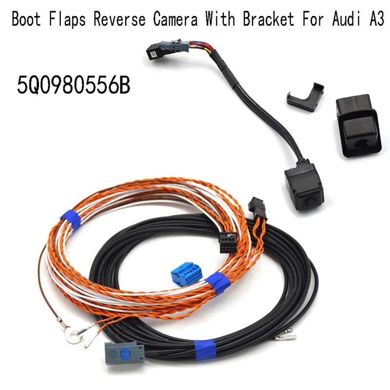 

5Q0980556B Boot Flaps Reverse Camera For A3 High Track Connection Cable Reverse Image Camera Kit With Bracket