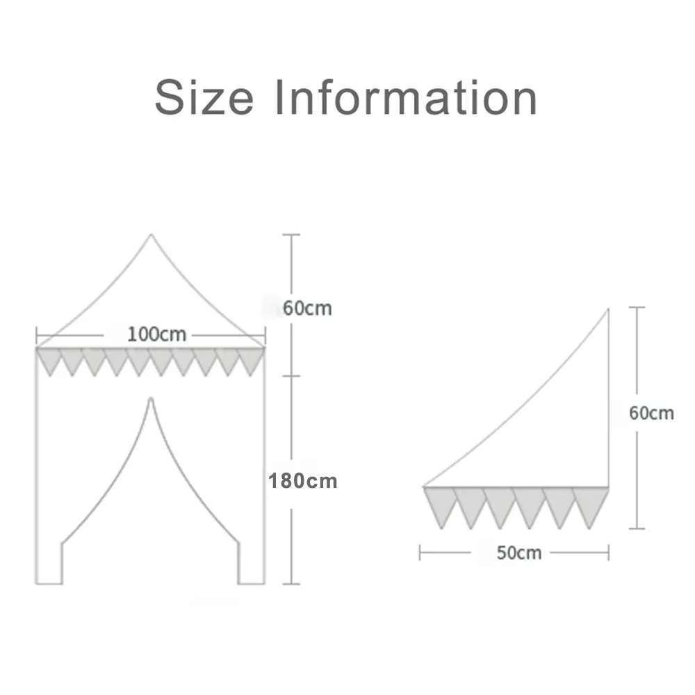 Children Play House Castle Baby for Bed Decoration Tent Curtain  Canopy Bed Curtain Baby Crib Netting Girls Boy Room Decoration