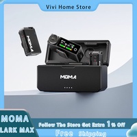 MOMA LARK MAX Wireless Microphone Live Collar Receiver Recording Phone Camera Noise Reduction Custom Microphone