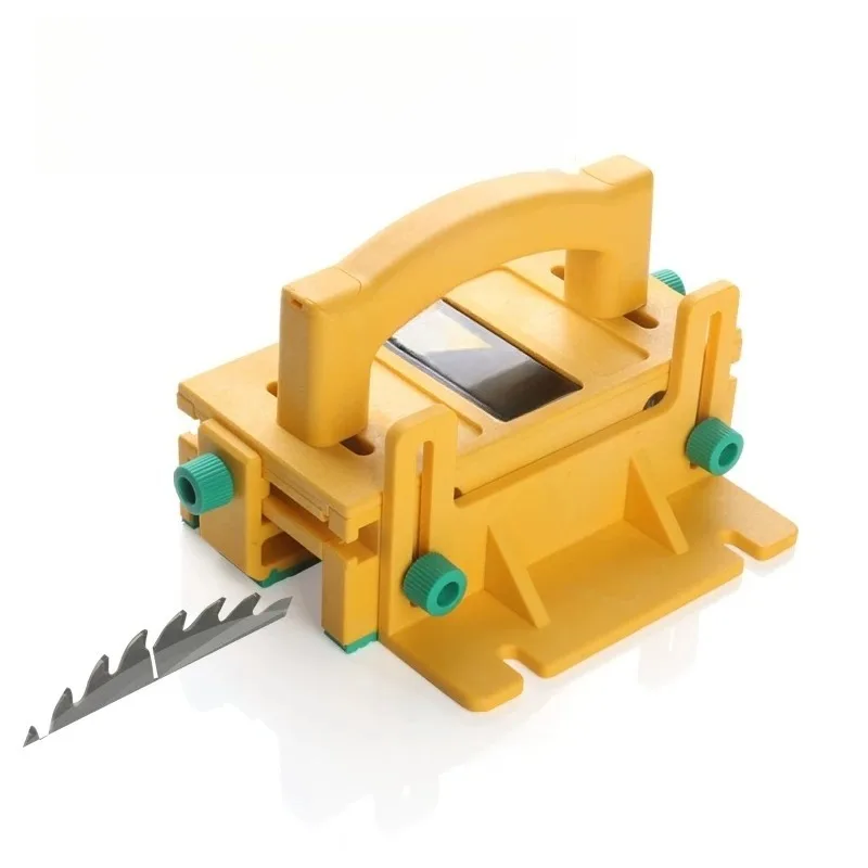 For 3D safety push handle yellow flip-chip table saw, woodworking push ruler anti-cutting tool