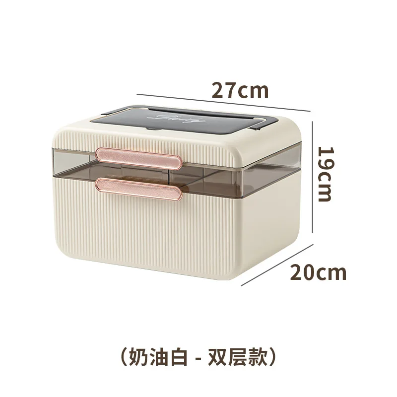 Medical medicine storage box baby multi-layer transparent