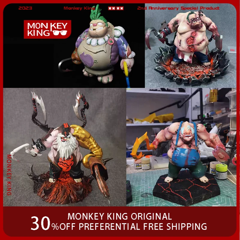 

15 см DOTA2 фигурка Pudge ручная работа на заказ аниме Коллекционная модель украшения для рабочего стола из смолы праздничные подарки детские игрушки