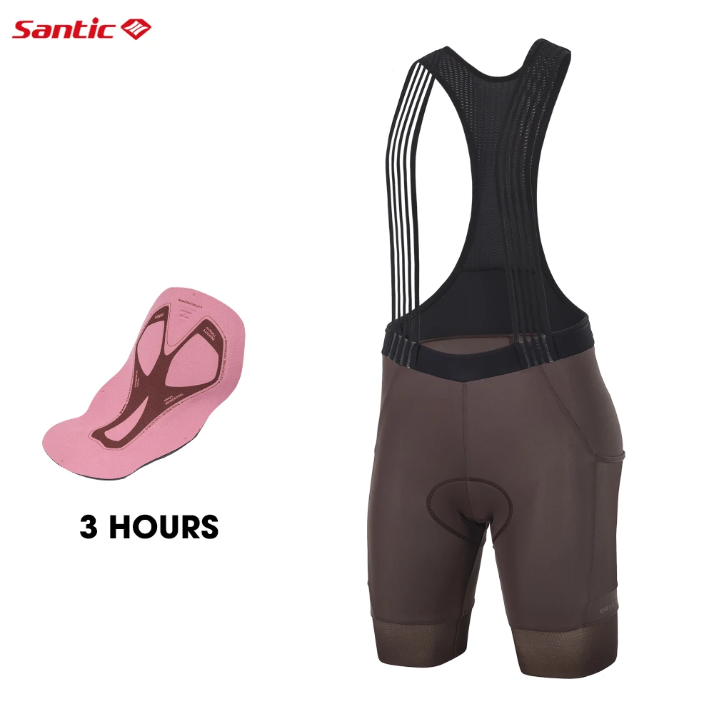 

Santic Cycling Bib Shorts Summer Cycling Shorts Women's Cycling Clothes Sponge Cushion Breathable Quick Drying 4 Hours Cycli