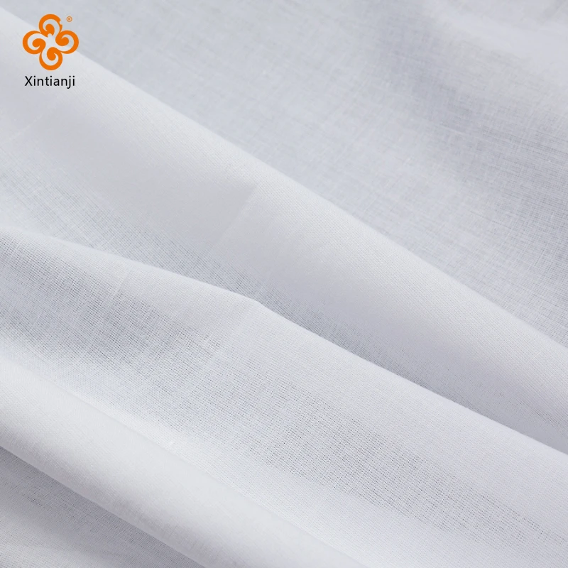 1m Summer Thin Combed Cotton Lining Fabric Poplin Solid Color DIY Sewing Dress Children\'s Sunscreen Clothing Jacket Shirt Fabric