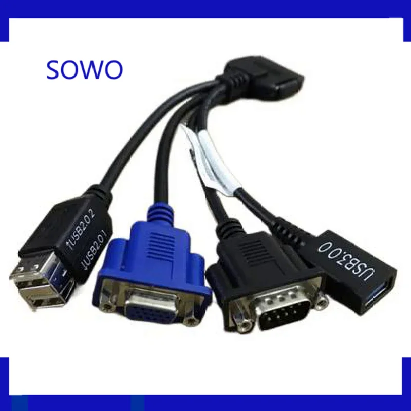 Original for Inspur Blade Server Adapter Small Braid Interface IO-VGA USB Conversion Cable V0160LD000000000 Adapter Cable