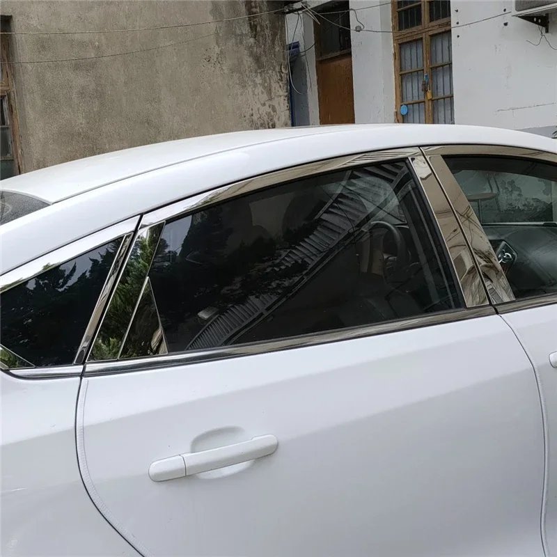 

WELKINRY For MG 5 AP13 1st Generation 2015-2019 Car Body Door Window Central Middle B C Column Pillar Post Cover Trim