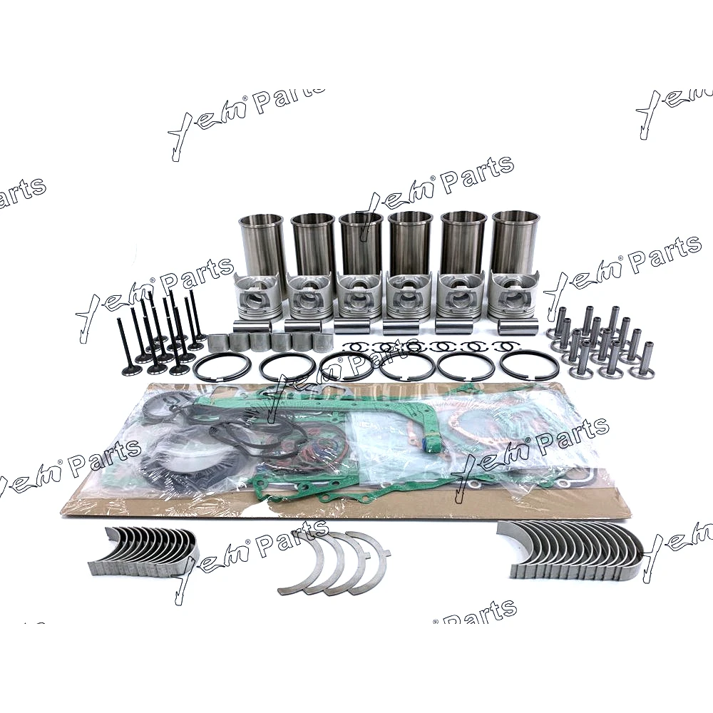 High Quality For Volvo EC210B Excavator, Skid Steer Loader D6D Engine Overhaul Rebuild Kit