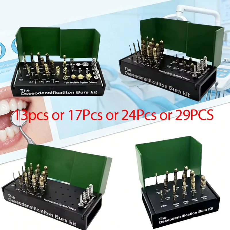 

Набор титановых хирургических боров для дентальных имплантатов, остеотомии, синус-лифтинга и остеоденсификации для стоматологической хирургии