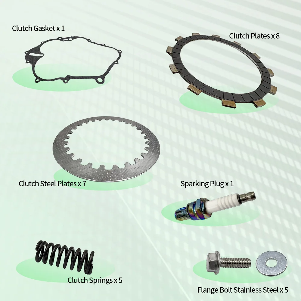 Clutch Kit Heavy Duty Springs & Cover Gasket For Yamaha Raptor 660 660R YFM660R 2001 2002 2003 2004 2005