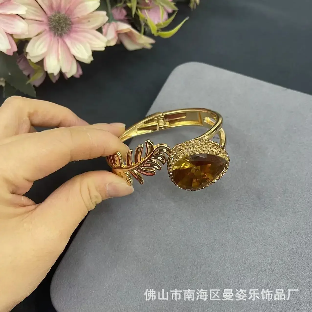 Turkish  stone sultan stone bracelet ring two-piece set the color of the stone changes