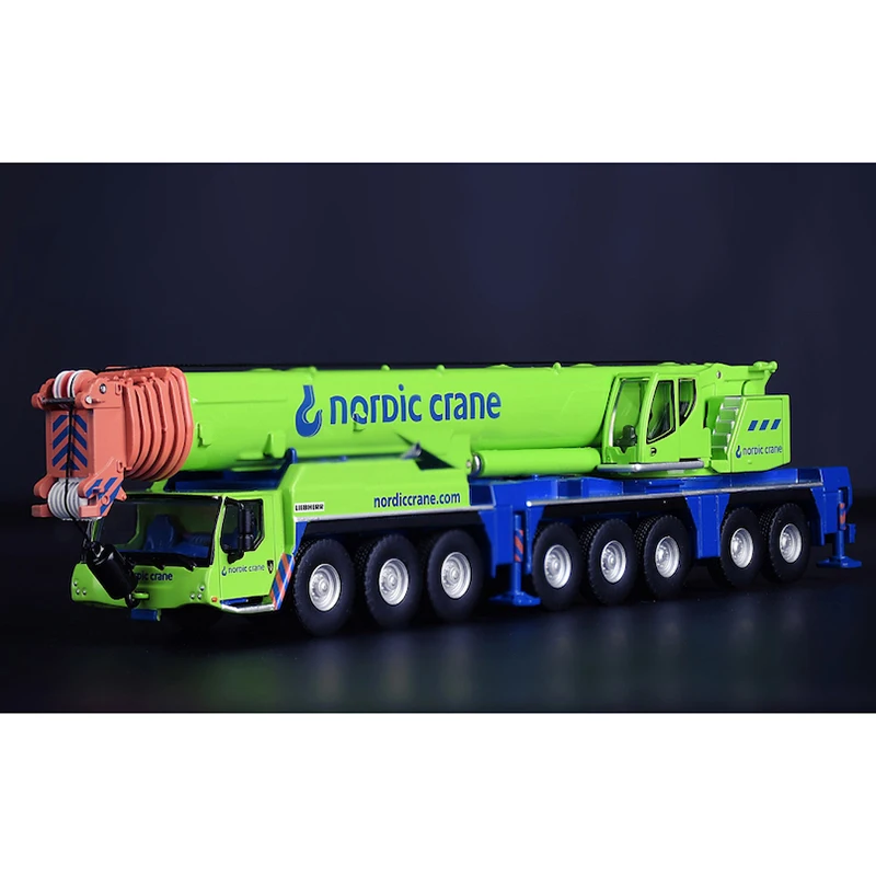 Diecast 1:87 Scale LIEBHERR LTM 1450-8.1 Crane Alloy Model 32-0206 Collection Souvenir Display Ornaments