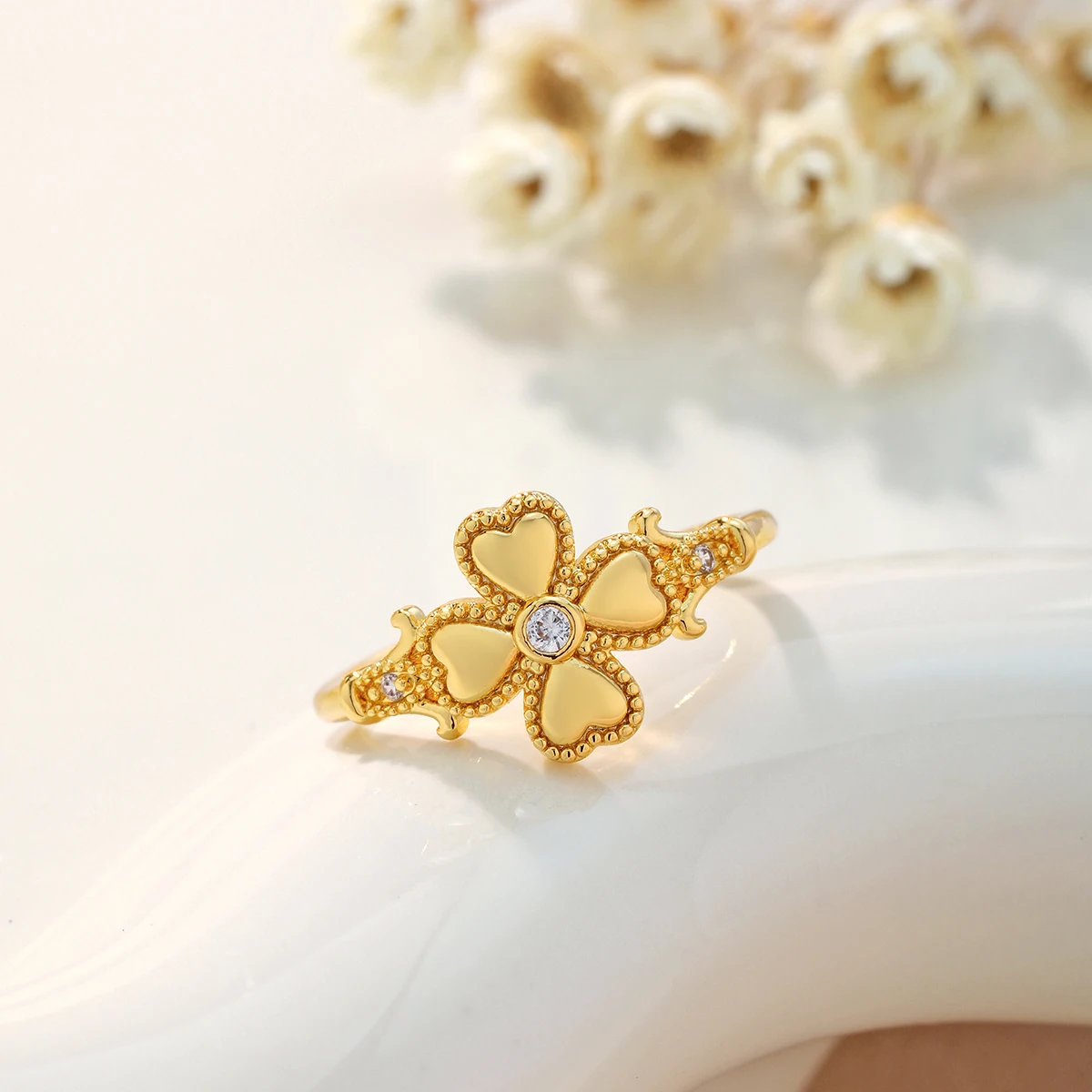 Anello trifoglio a quattro fog - Vintage Fashion Meaning recensione e prezzo