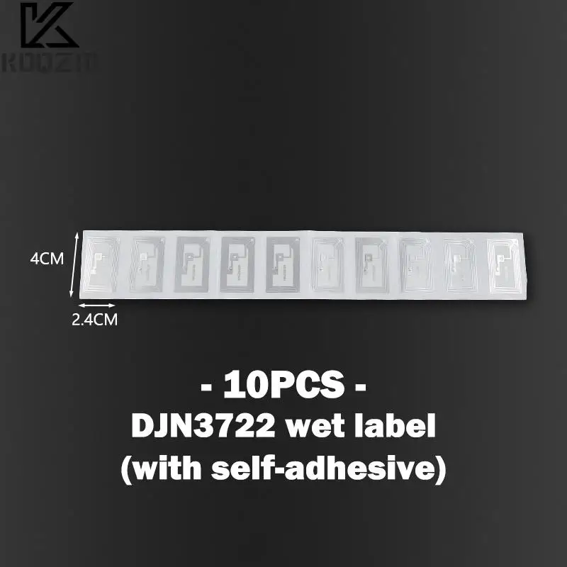 

10pcs 13.56MHZ NFC RFID Programmer Chip Sticker Label Universal 25*40mm