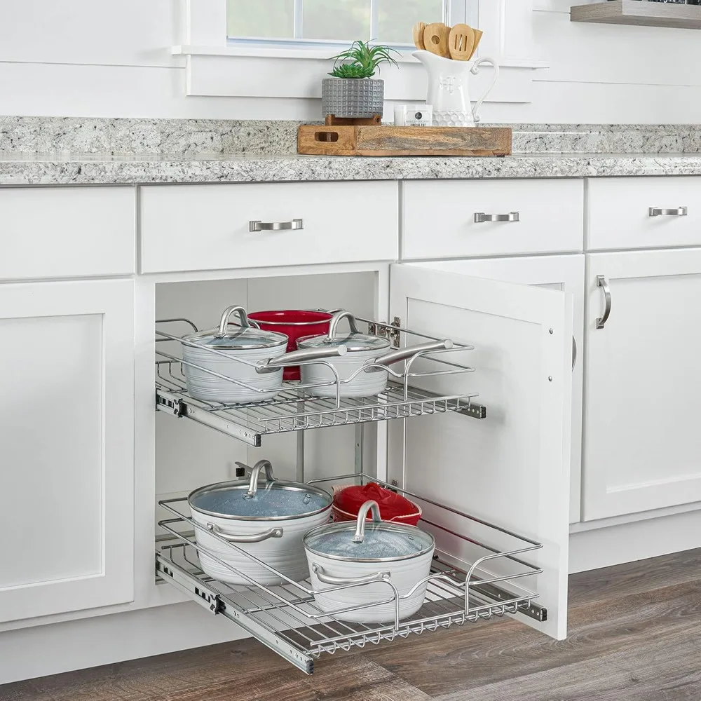 2-Story Cabinet Pull-Out Shelves: A Game-Changer for Kitchen Storage thumbnail
