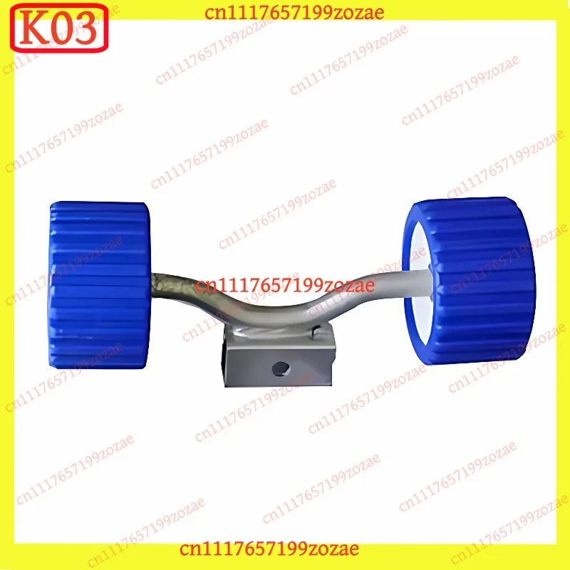 LK k3 Marine Boat Trailer Keel Roller, Heavy Duty Rubber Bow Roller Pulley for Speedboat & Yacht