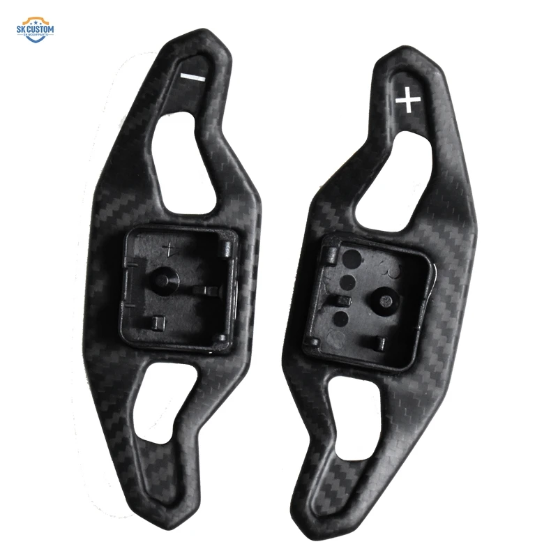 For Audi A3 S3 RS3 A4L A6L A7 B9 Q5L C8 A8L S6 S8 TT TTS R8 Modified Steering Wheel True Carbon Fiber Paddle Shifters