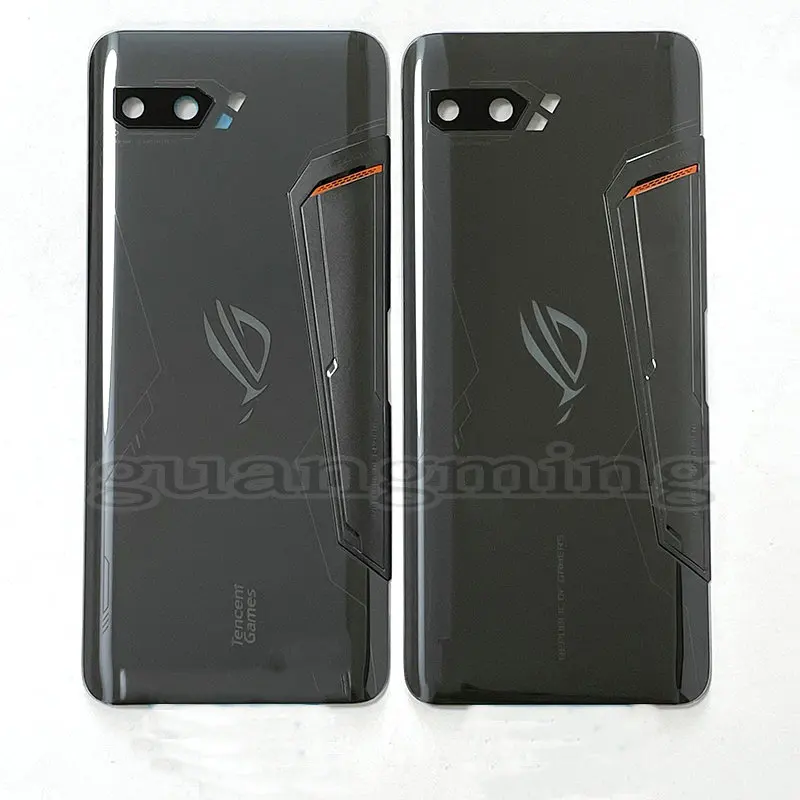 

Новая Оригинальная Задняя стеклянная крышка батарейного отсека для Asus ROG Phone 2 ZS660KL с заменой объектива камеры