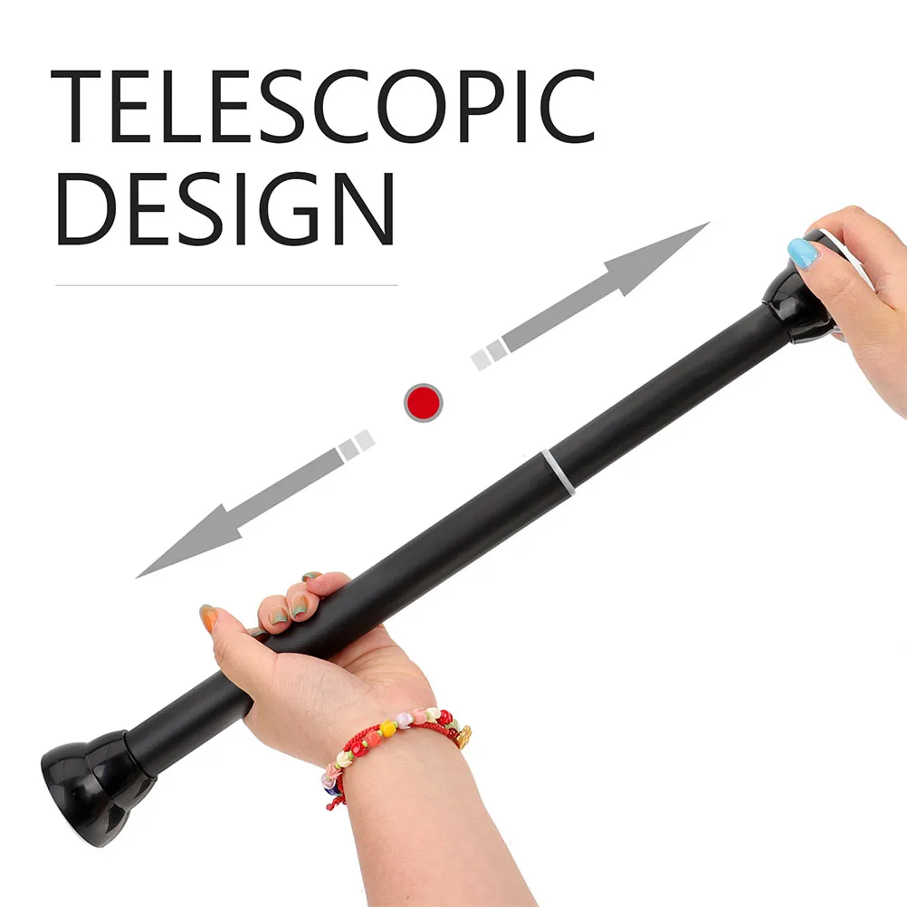 

Premium Adjustable Telescopic Pole Stainless Steel Retractable Clothes Drying Rod No Drilling Door Curtain Home Supply