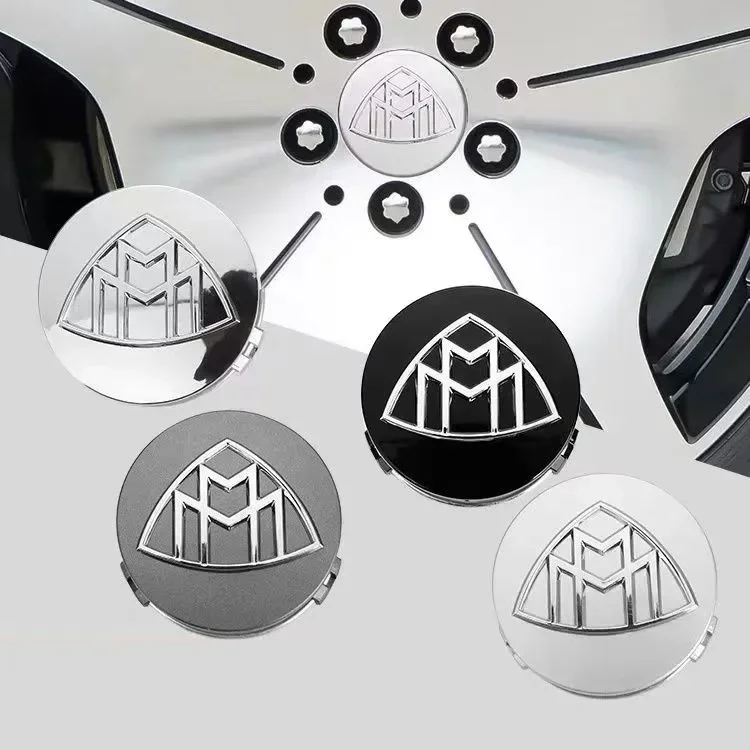 

4 шт., 75 мм, логотип Maybach, эмблема автомобиля, центральная крышка ступицы колеса, авто обод, ремонт, пыленепроницаемые чехлы для значков S480 S500 GLS, наклейки, аксессуары