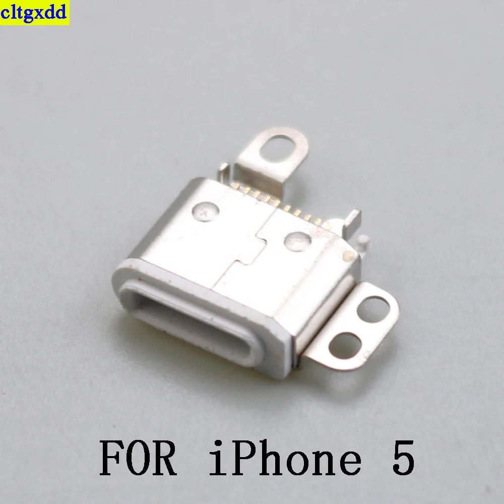 Cltgxdd-plugue de porta de carregamento USB para iphone 4S, 5, 6, 6s, 6s plus, 7, 7plus, 8, 8, se, x, 8x, 1 peça