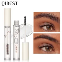 QIBEST Gel para cejas, líquido para estilismo, Gel fijo transparente incoloro, resistente al agua, a prueba de sudor, reparación de cejas, Gel de maquillaje para cejas