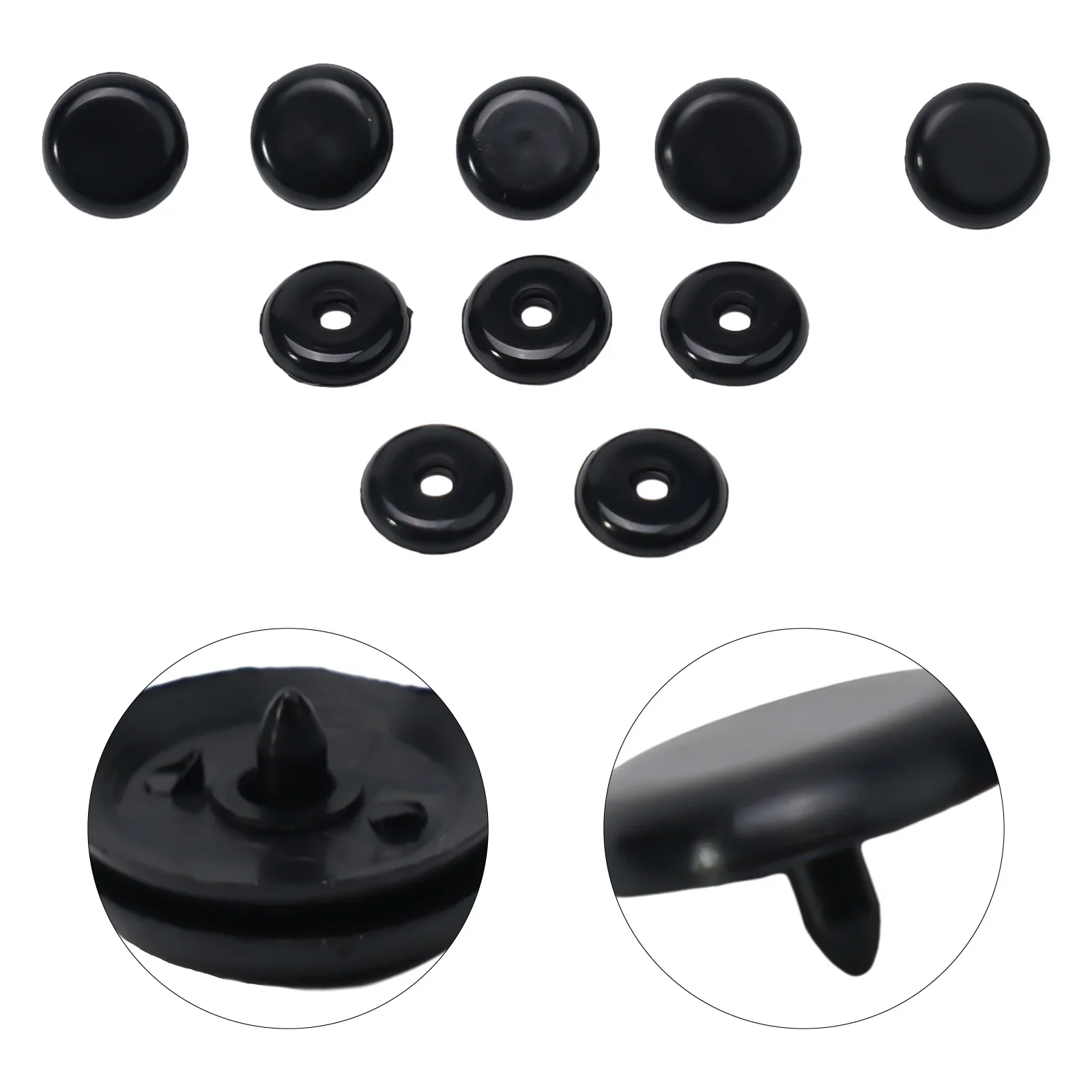 10pcs Car Seat Belt Stop Button Clips Seatbelt Adjuster Buckle Stopper Holder Rivet Stud Clips Auto Interior Parts