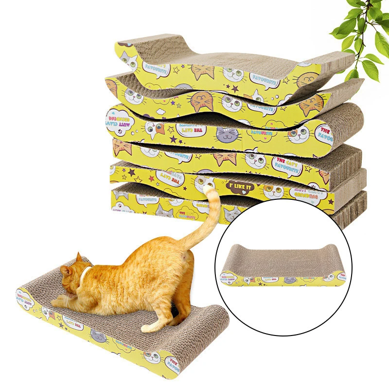 

Cat Cardboard Scratcher Small Cats Scratcher Toys Corrugated Paper Cat Scratch Mat