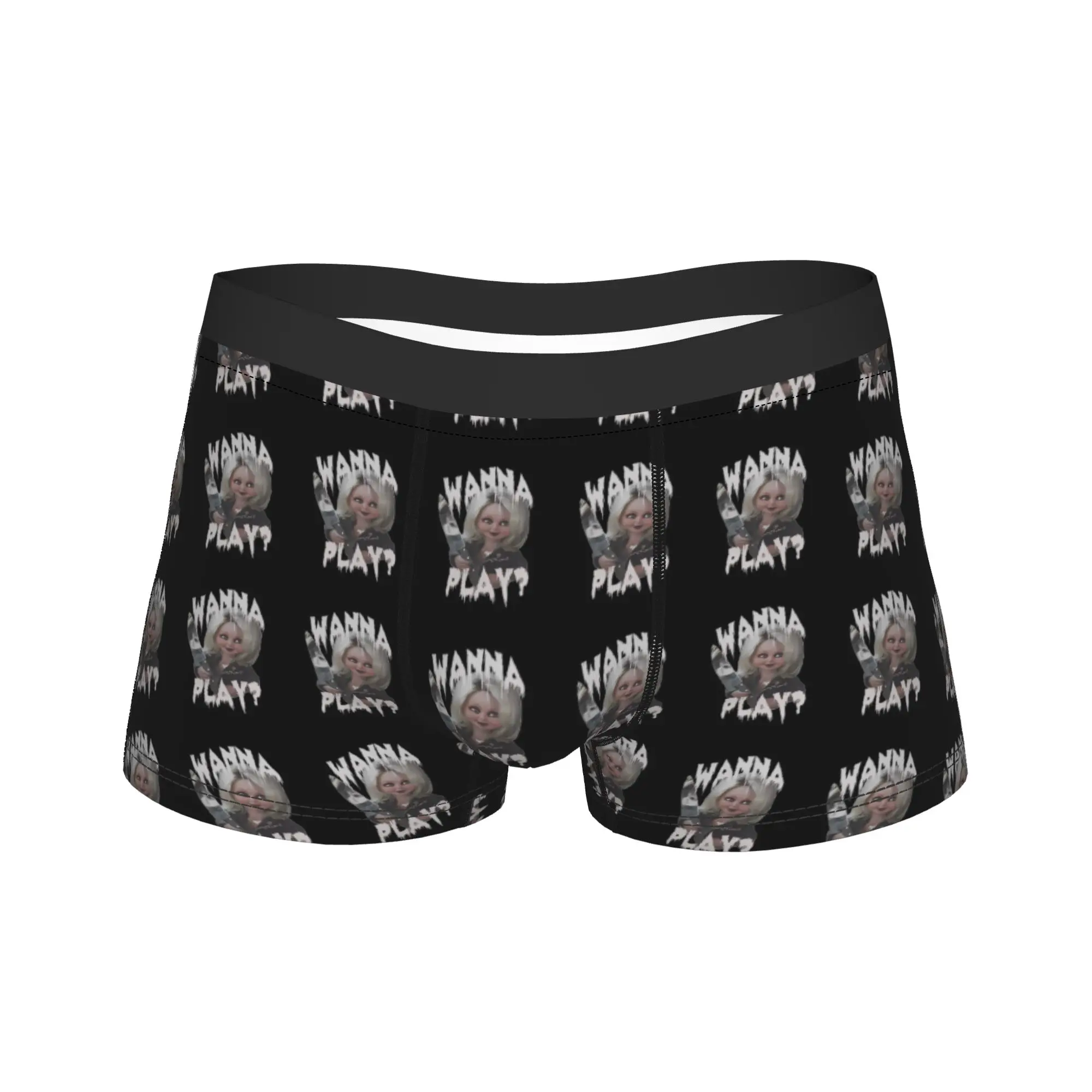 

Bride Of Chuckys Underwear Custom Boxershorts Trenky Males Underpants Breathable Boxer Brief Gift