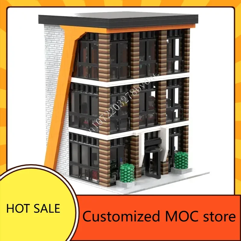 

4561 шт. набор головоломок торгового центра на день рождения MOC StreetView архитектура праздник Рождественский подарок игрушки для детей в возрасте