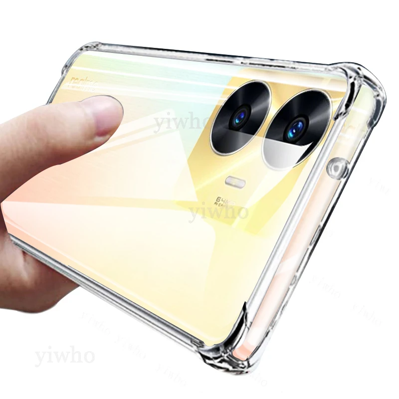 C55 Luxury Clear Soft Silicone Case For realme c55 Shockproof Transparent for OPPO realme c 55 6.72