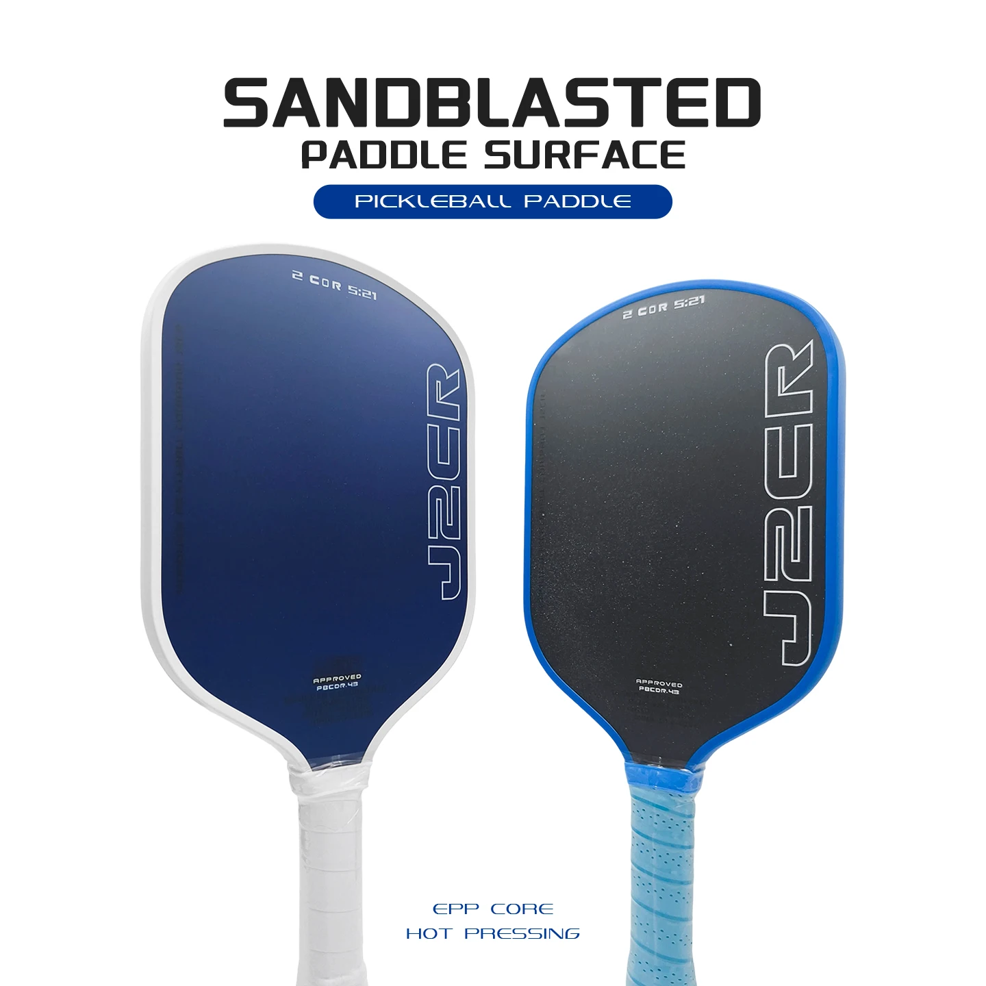 J2CR Boomstick Gen5 Pickleball Paddle EPP Foam Core CFC T700 Carbon Fiber USAPA Approved Racquet for Pickleball Sports