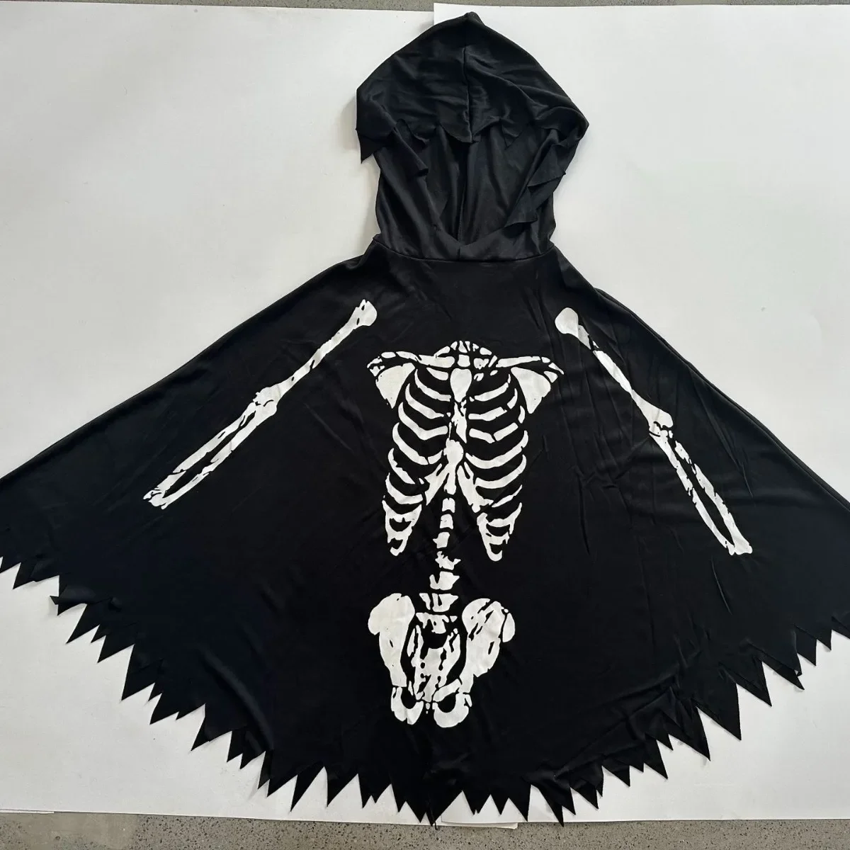 

Halloween Costume for Women Men Skeleton Cape Adult 2026 New Black