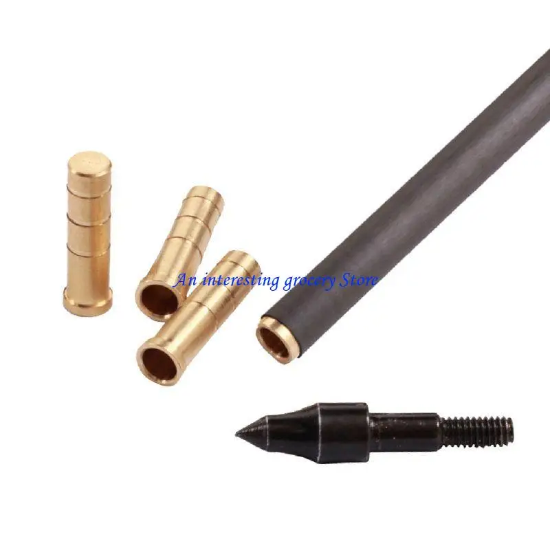 652D 10x Ersatz für Pfeileinsätze, Basiseinsätze für Bogenschießen, Standard 6,2 mm/0,24 Zoll – Detail 8