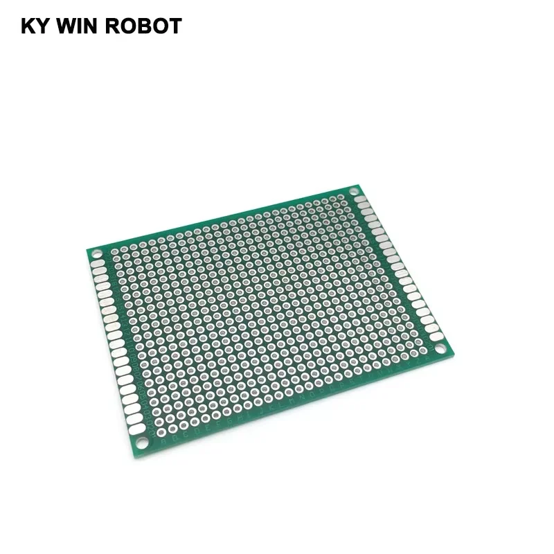 5pcs 6x8cm 60x80mm Double Side Prototype PCB Universal Printed Circuit Board Protoboard For Arduino