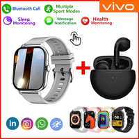 VIVO NEW Smart Watch Women Men Lady Gift Sport Fitness Watches Heart Rate Monitor Waterproof Smartwatch For Phones Android IOS