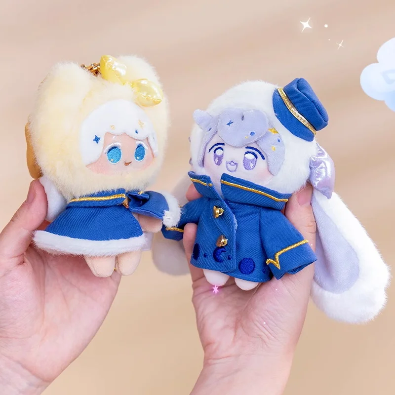 Adou Cookie Run Kingdom-muñeco de peluche de 10cm con ropa, figura de Anime Kawaii, bolsa de juguete, colgante, llavero, colección de decoración, regalo sorpresa