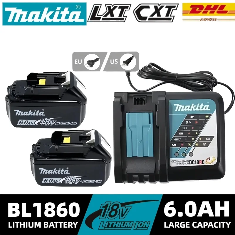 

GenuineMakita 18V battery can replace Makita BL1860B BL1850B BL1830B LXT400✅Makita 18V power toolDTW700 DDF487