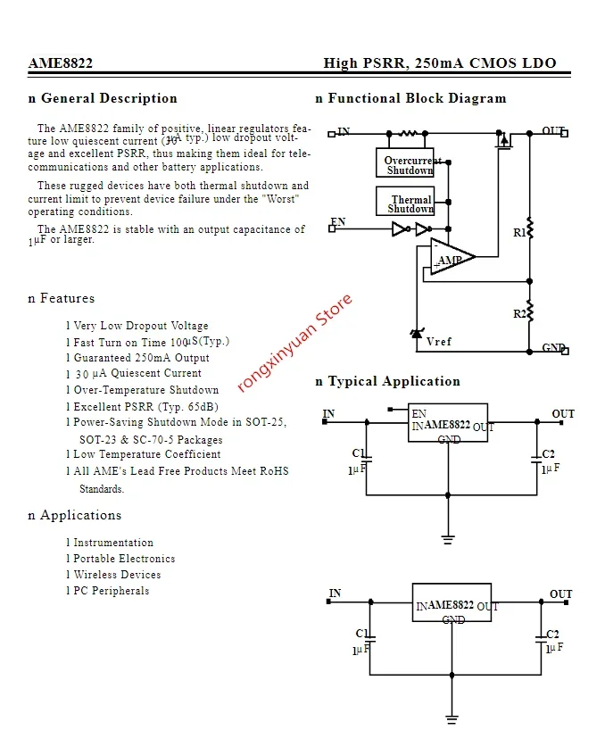 

100 PCS AME8822AEEV150Z AME8822AEEV180Z AME8822AEEV250Z AME8822AEEV280Z AME8822AEEV300Z AME8822AEEV330Z AME8822 SOT-23 New