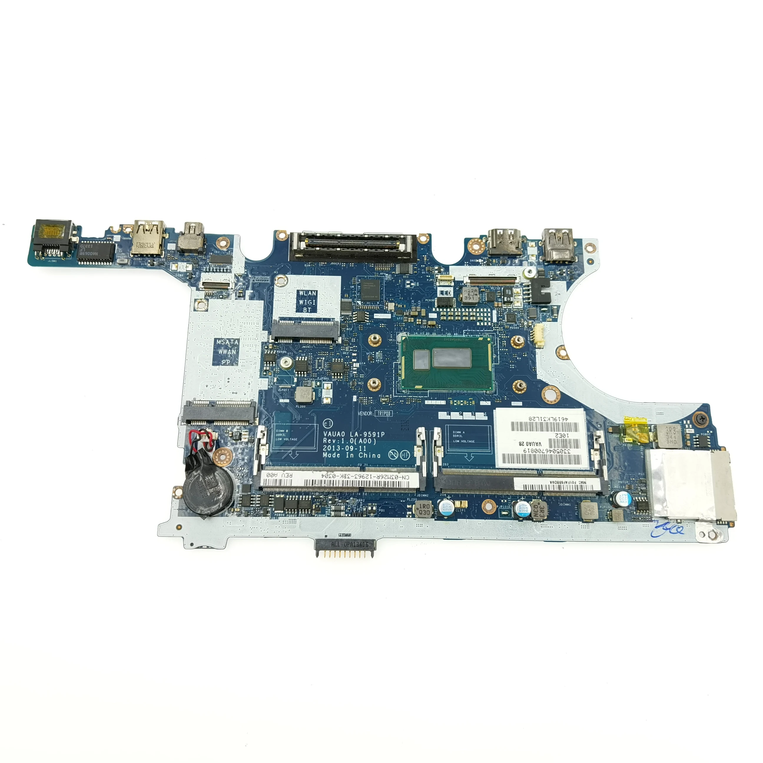 Imagem -05 - Vaua0 La-9591p para Dell Latitude E7440 Laptop Motherboard Cn03m26r 03m26r com i5 I74th Gen Cpu Ddr3 Testado