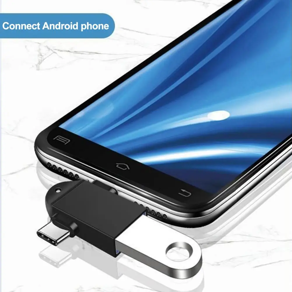 Convertidor de disco Usb de alta velocidad, adaptador de tarjeta Universal, tamaño compacto, SIN controlador, lector de tarjetas Usb tipo c para conversión Otg portátil