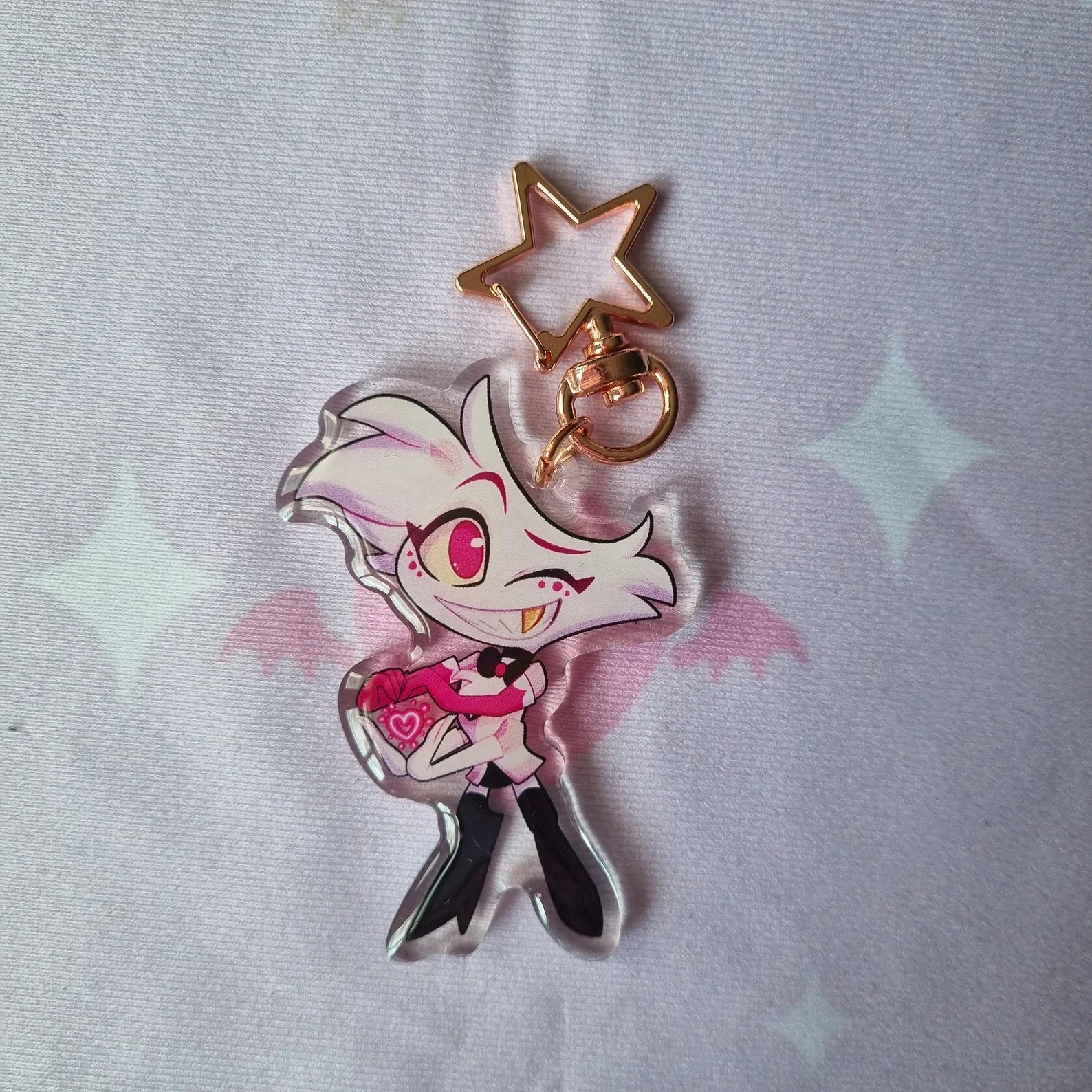 

Брелок из акрила 6 см «Хазбин Хотел», Аластор, Люцифер, декоративный кулон для сумки, изысканный подарок