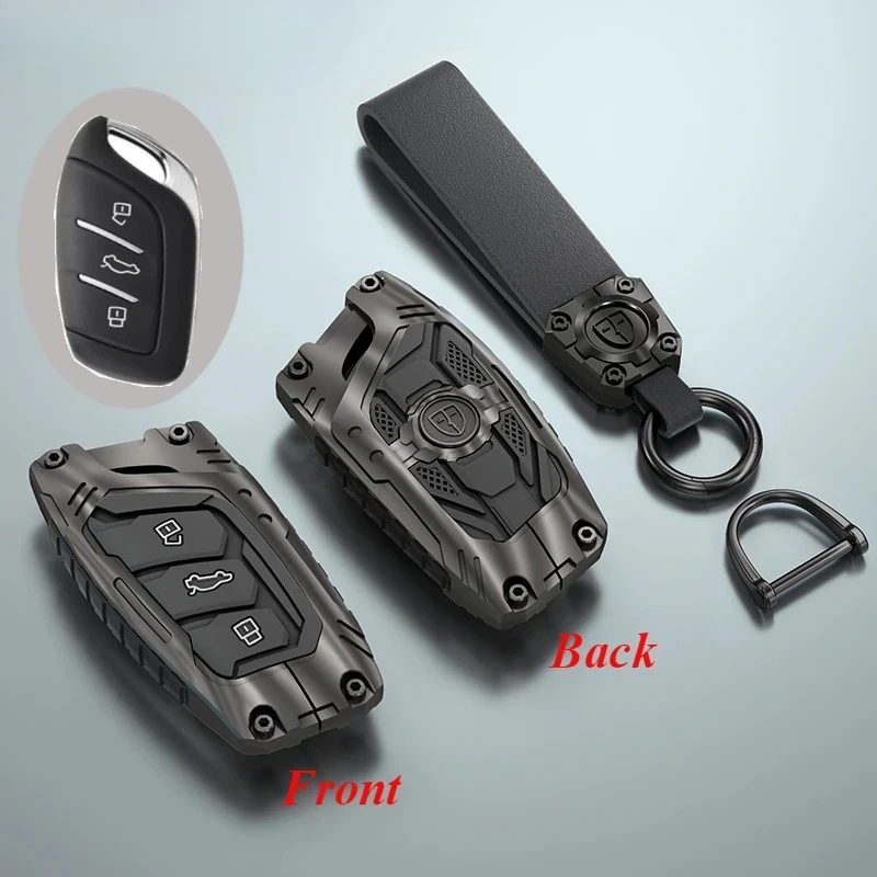 

Alloy Car Key Cover Case for Roewe RX5 I6 I5 RX3 RX8 ERX5 for MG ZS EV MG6 EZS HS EHS 2019 2020 Bag Holder Shell Car Accessories