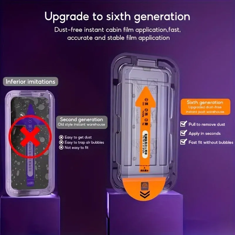 3 قطعة زجاج مقسى عالي الوضوح لهاتف آيفون 17 16 15 14 برو ماكس بلس واقي للشاشة آيفون 13 12 11 برو ميني 16e Air XR #3