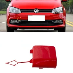 For Volkswagen Polo Hatchback 2014 2015 2016 2017 Front Bumper Tow Hook Eye Cover Cap Towing Hook Hauling Trailer Lid Garnish