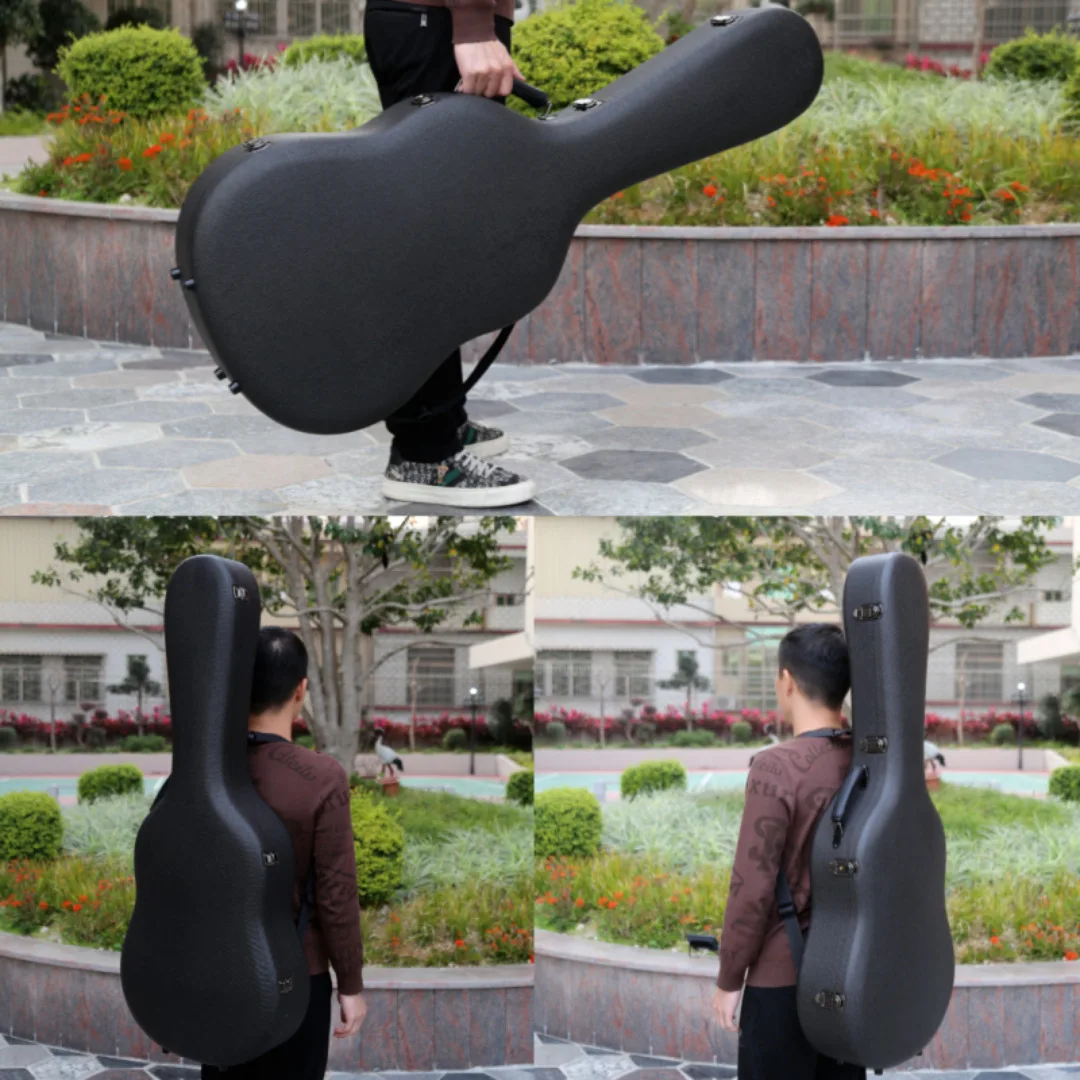 40/41 Inch Guitar Case Hard Shell Acoustic Guitar Light Body Box Ultra Light Shippable Aviation Case Special for