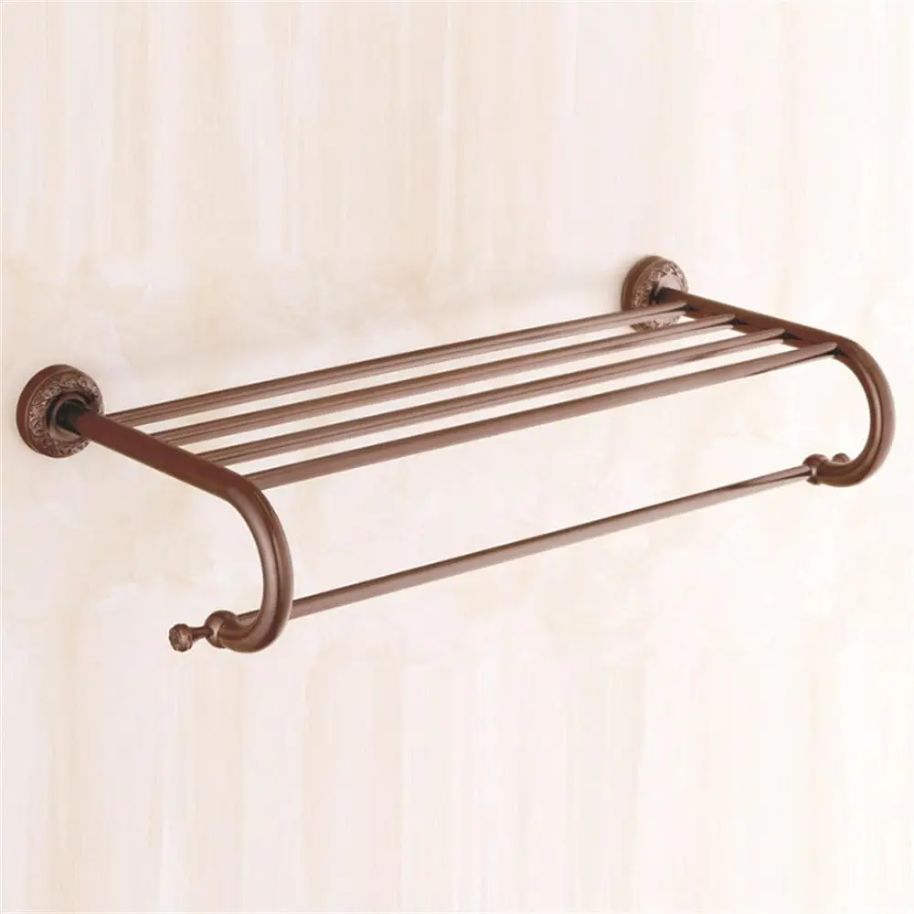 

Oil Rubbed Bronze Bathroom Set Towel Rack Ring Soap Basket Paper Holder Brush Cup Wall Mount 5pc Customized
